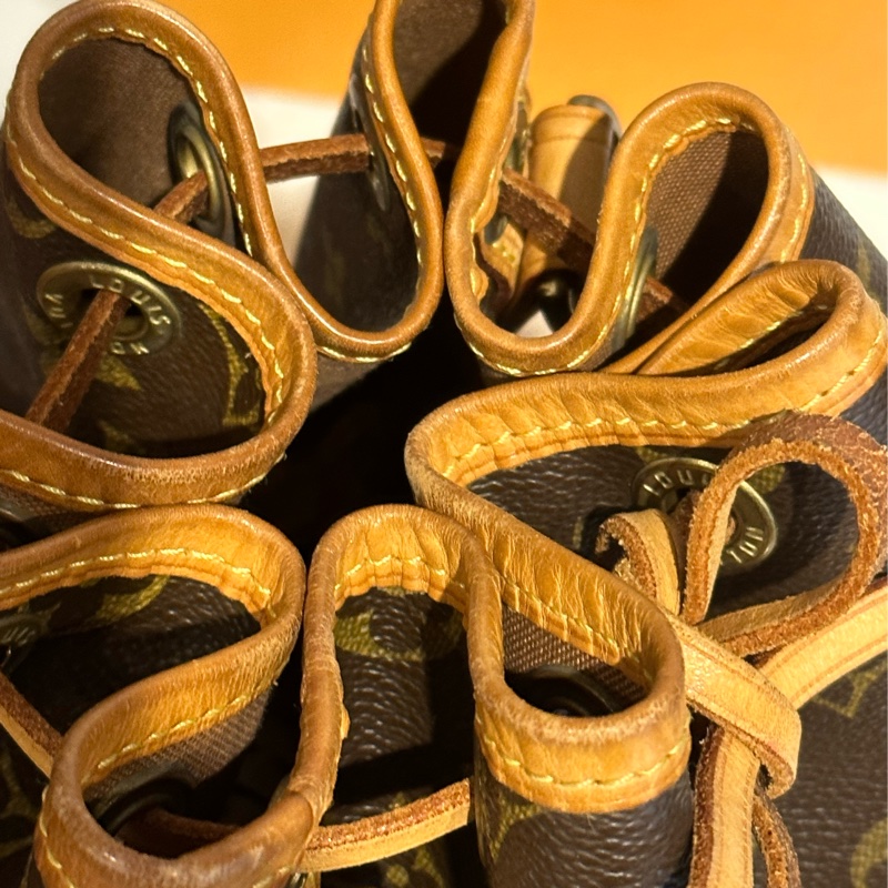 Louis Vuitton 原花 LV 大水桶包 NOE 斜背包 肩背包M42224-20