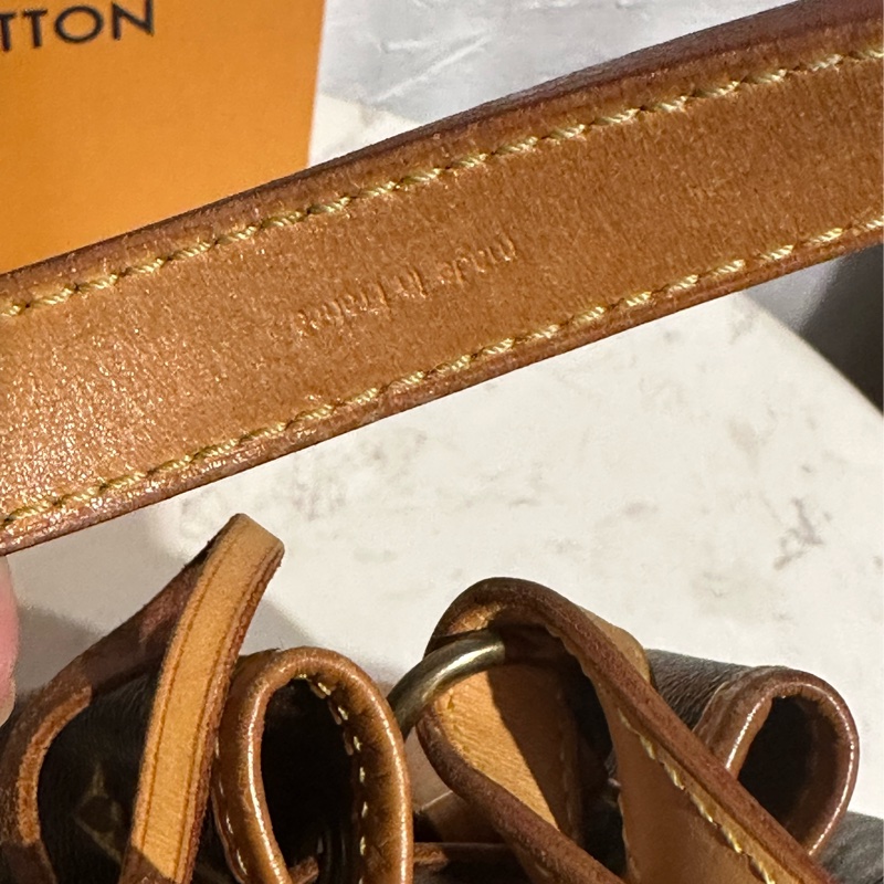 Louis Vuitton 原花 LV 大水桶包 NOE 斜背包 肩背包M42224-25