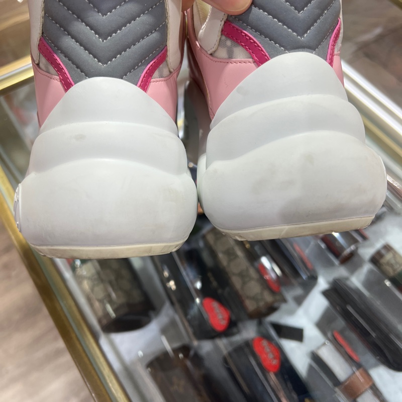 LV 螢光綠粉白鞋 限量Archlight老爹鞋-13