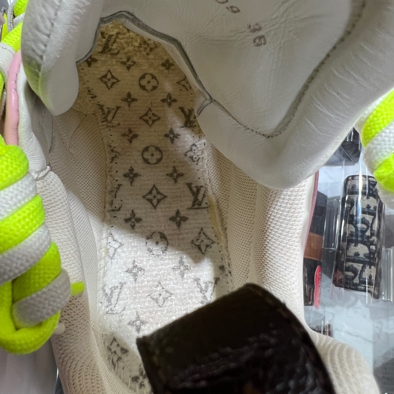 LV 螢光綠粉白鞋 限量Archlight老爹鞋-20