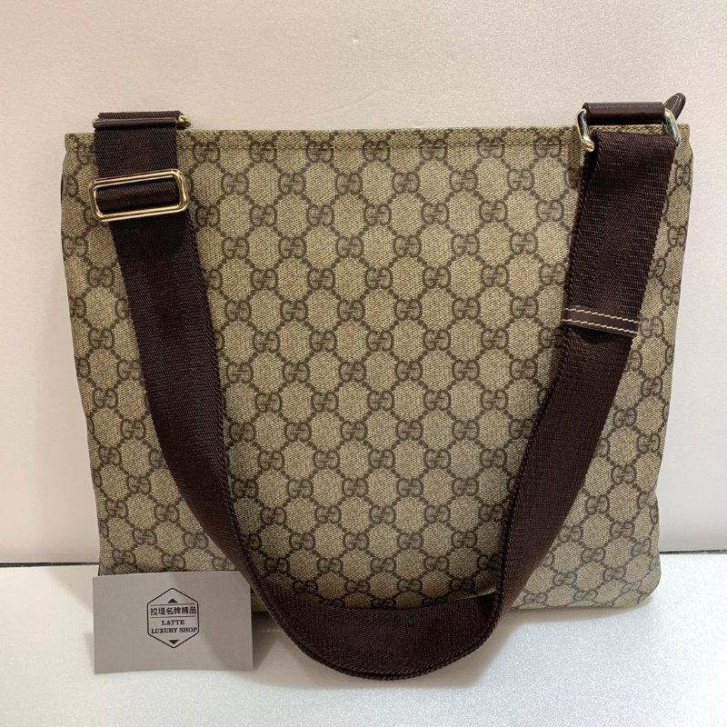 GUCCI 斜背包/側背包/扁包 93成新-1