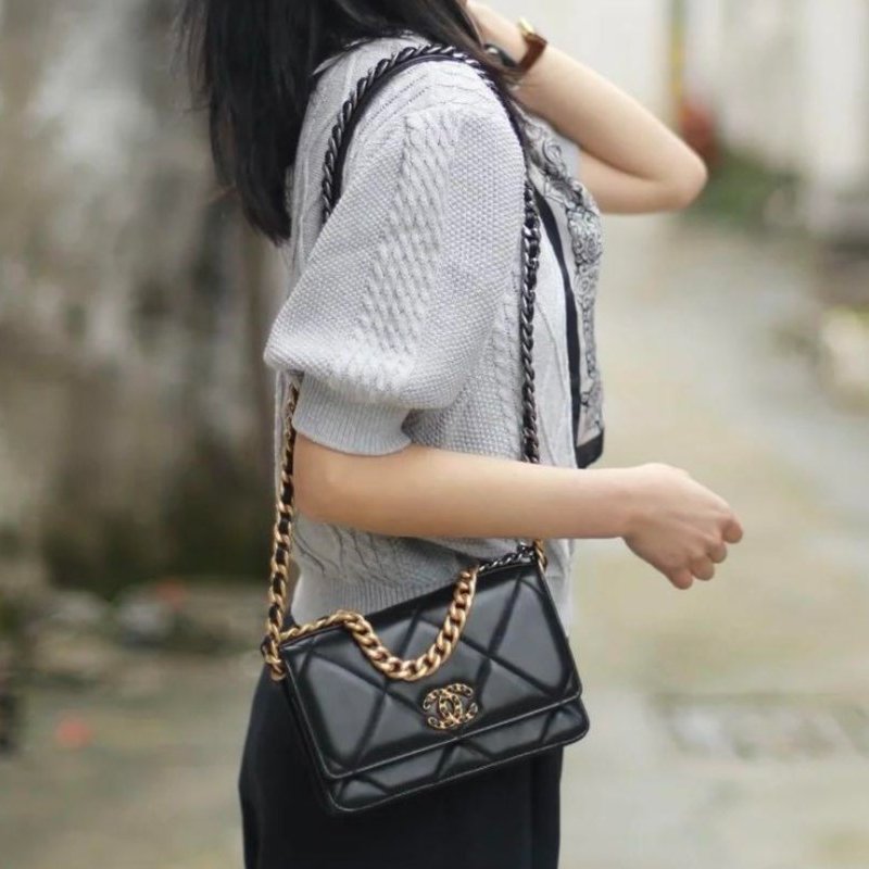 CHANEL 19 WOC 斜背包/側背包/手提包 85成新-1