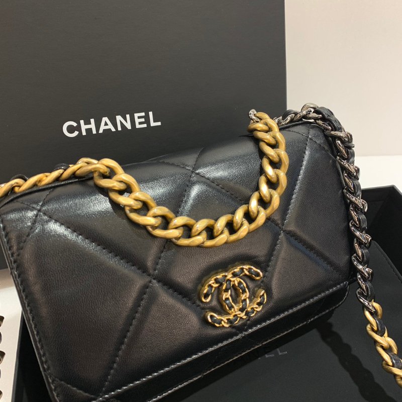 CHANEL 19 WOC 斜背包/側背包/手提包 85成新-8