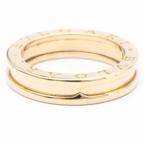 拋光 BVLGARI B-ZERO1 戒指 XS 尺寸 #51 18K 玫瑰金 PG BF561956