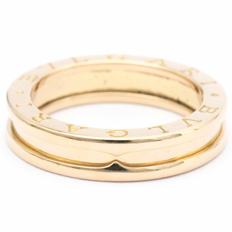 【日本直送】拋光 BVLGARI B-ZERO1 戒指 XS 尺寸 #51 18K 玫瑰金 PG BF561956-4