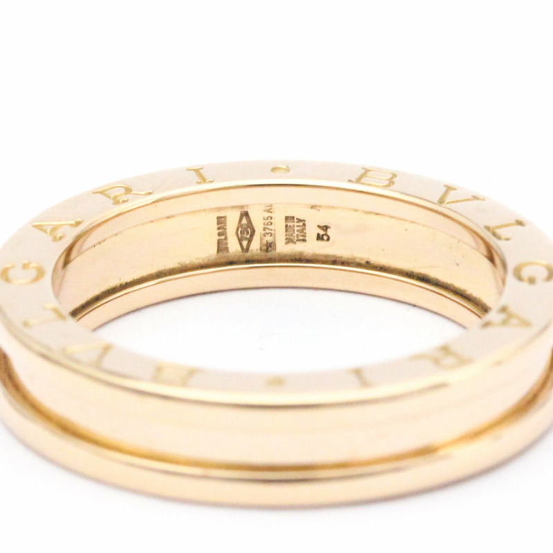 【日本直送】拋光 BVLGARI B-ZERO1 戒指 XS 尺寸 #51 18K 玫瑰金 PG BF561956-6