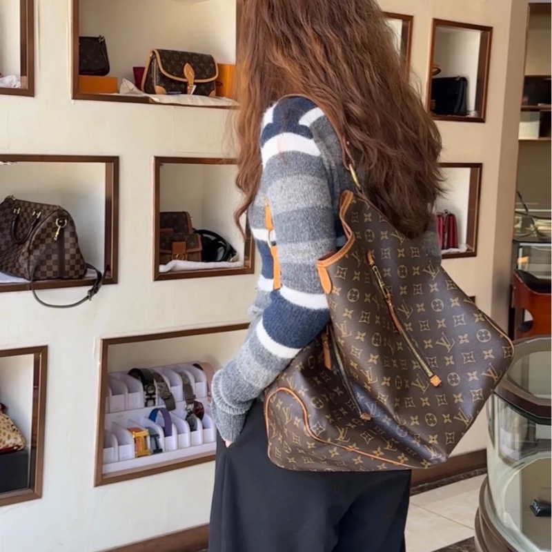 LV   M40354  經典 限量款 Delightful Monogram  單把肩背包 購物包  GM-2