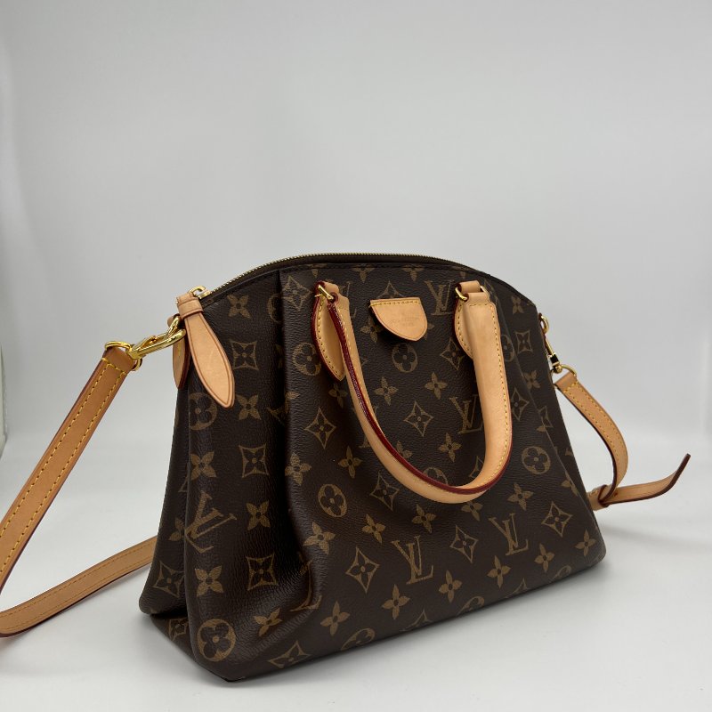 【LV】Rivoli PM 經典花紋兩用手提包 斜背包 兩用包-5