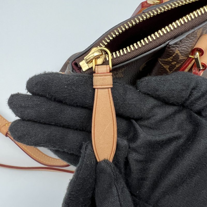 【LV】Rivoli PM 經典花紋兩用手提包 斜背包 兩用包-15