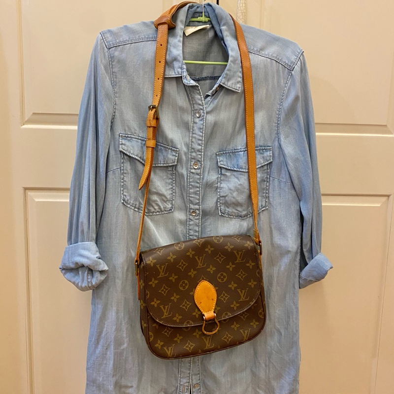 LV 路易威登 馬鞍包 馬蹄包 側背包 斜背包 M51242 日本中古-6