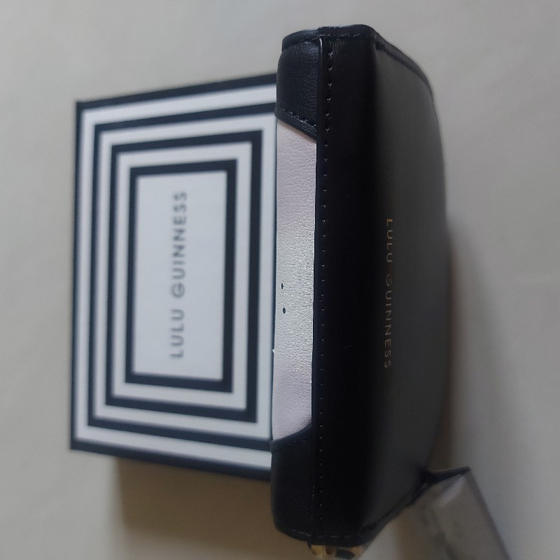 LULU GUINNIESS Ooh LULU 娃娃臉 紅色 貝雷帽 皮夾 錢包 短夾 王心凌 同款-9