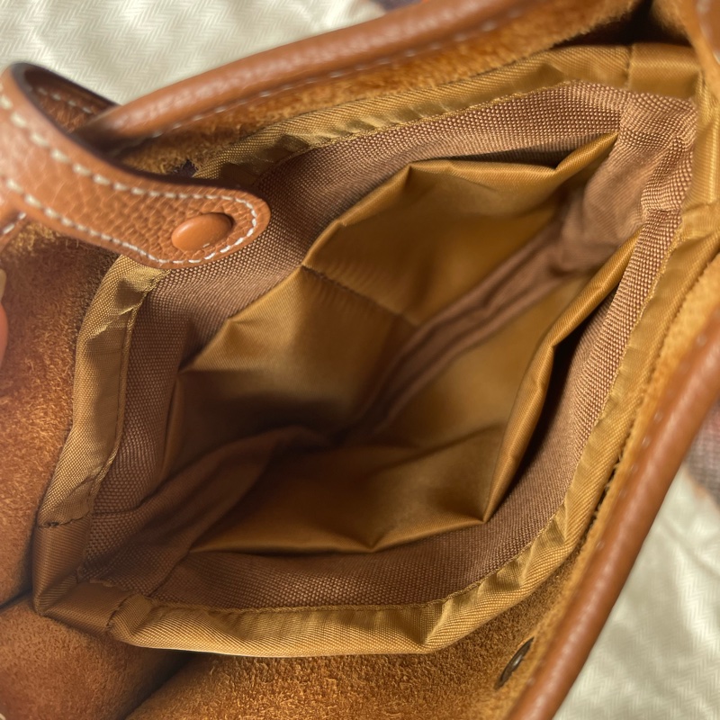 [Hermès] Mini Evelyne 金棕色銀扣編織背帶限量款_全配-6