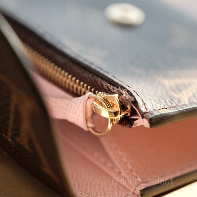 Louis Vuitton Rosalie coin purse LV老花卡包 粉色-4