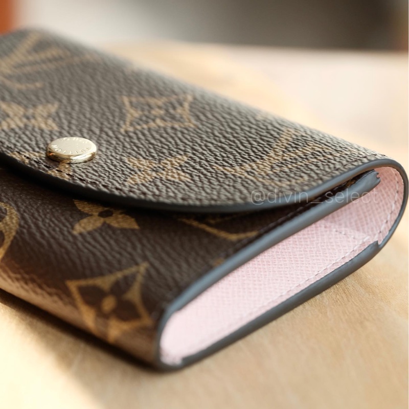Louis Vuitton Rosalie coin purse LV老花卡包 粉色-5