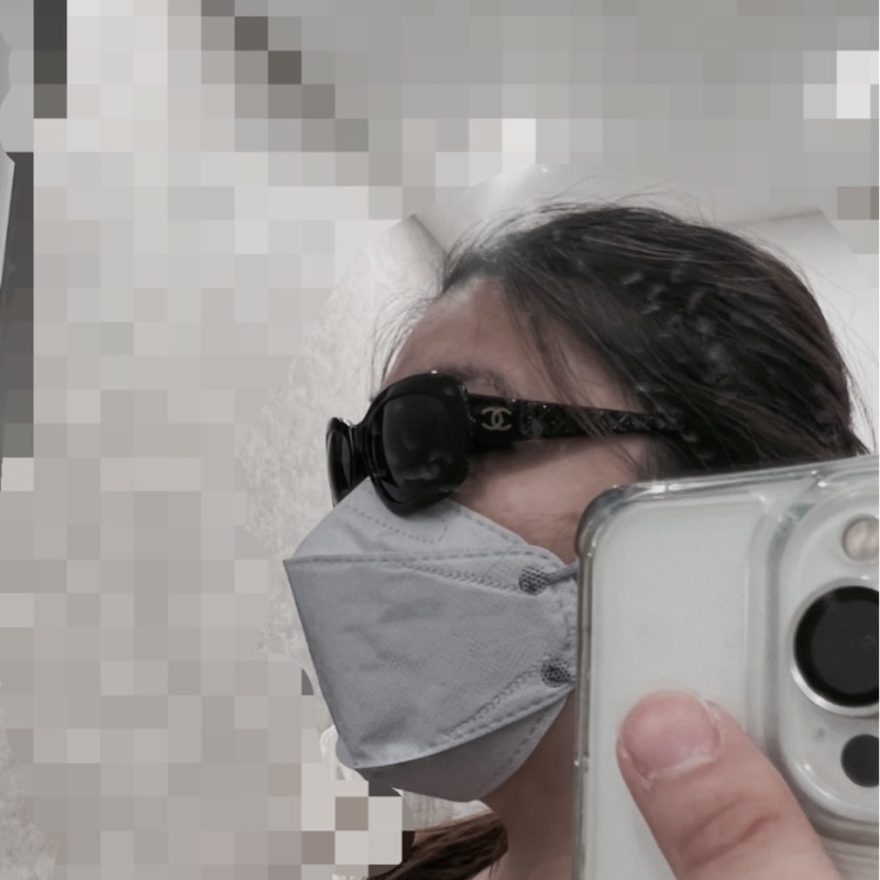 Chanel香奈兒  經典菱格壓印墨鏡-9