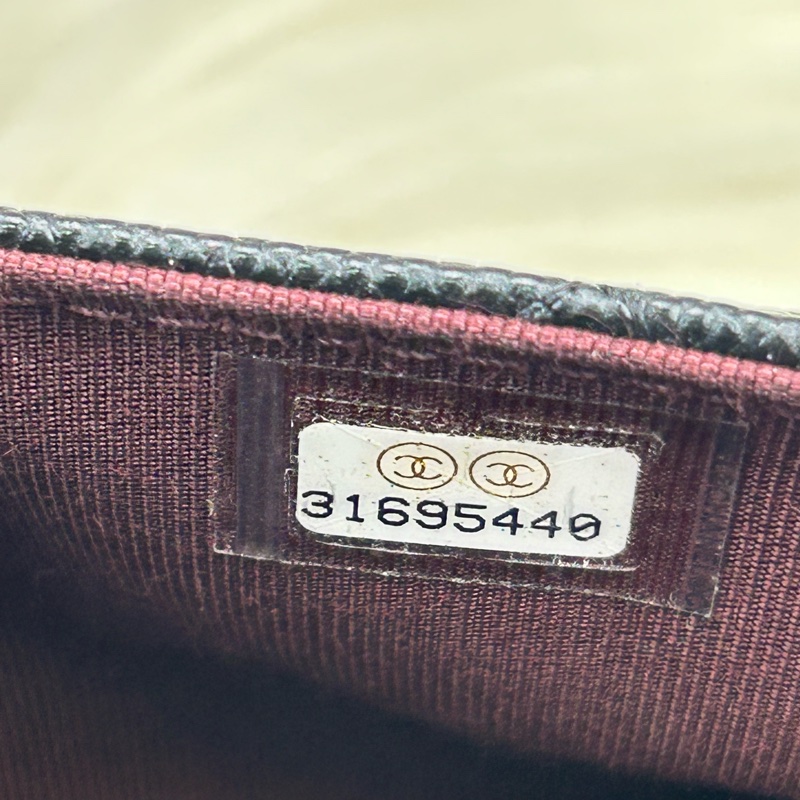 Channel   荔枝牛皮眼鏡  鏈條包   單肩斜挎  斜挎包  斜背包  黑銀  ⭕️全新品⭕️全新品⭕️-8