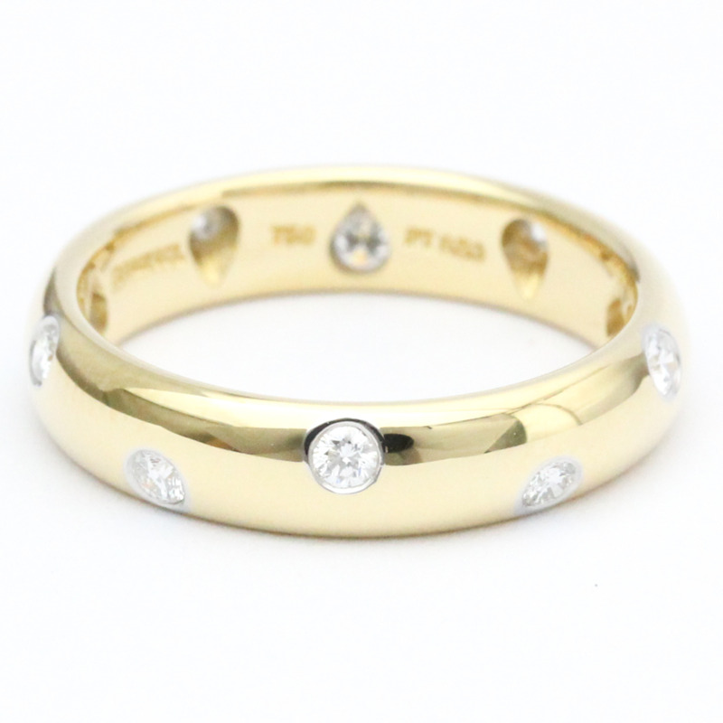 【日本直送】蒂芙尼圓點鑽石戒指鉑金、黃金(18K)時尚鑽石戒指戒指金-0