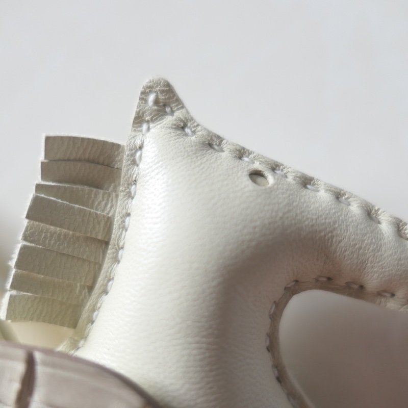 Hermes 鱷魚皮拼接 touch 小飛馬 奶昔白Craie-7