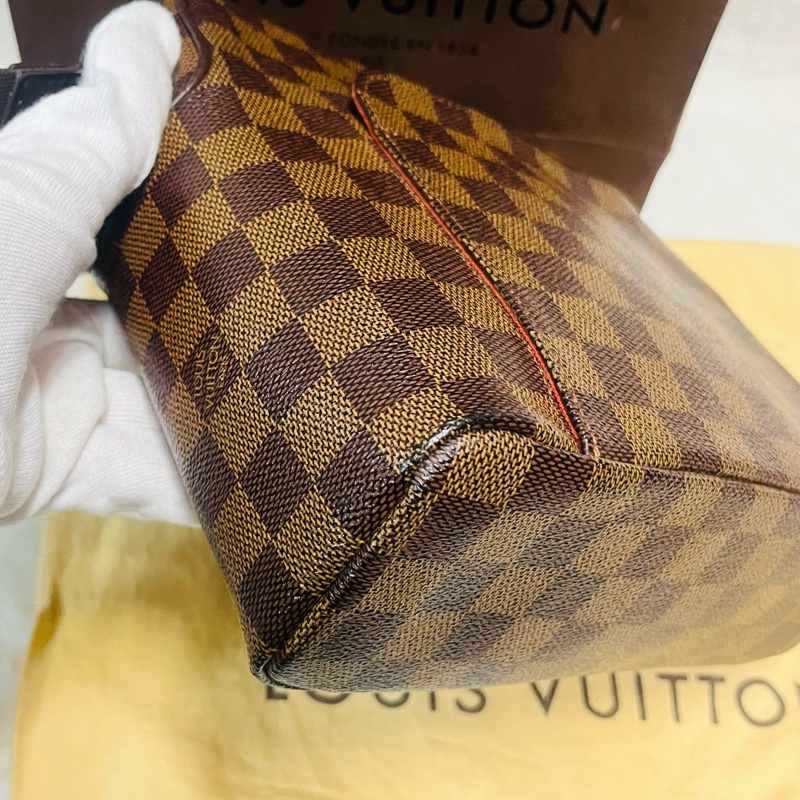 LV絕版棋盤格豆腐包 /斜背包-6