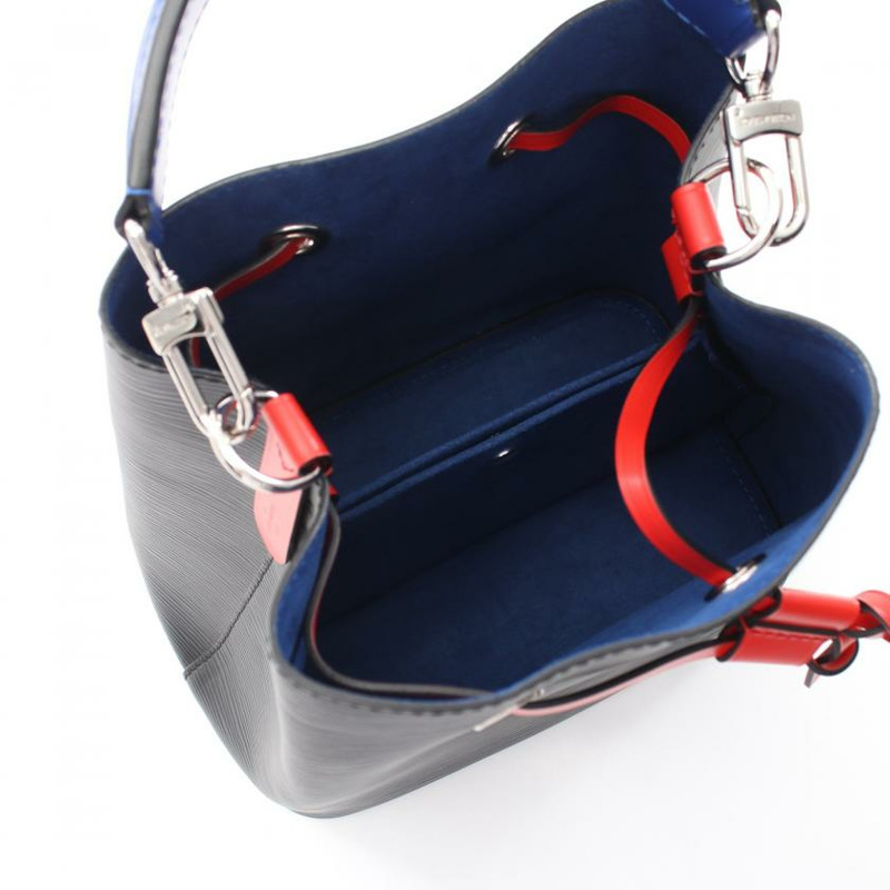 【日本直送】 中古LOUIS VUITTON[A]neo noe BB 水波紋 黑色 藏紅花 手包 皮革 黑色 多色 兩用款-2