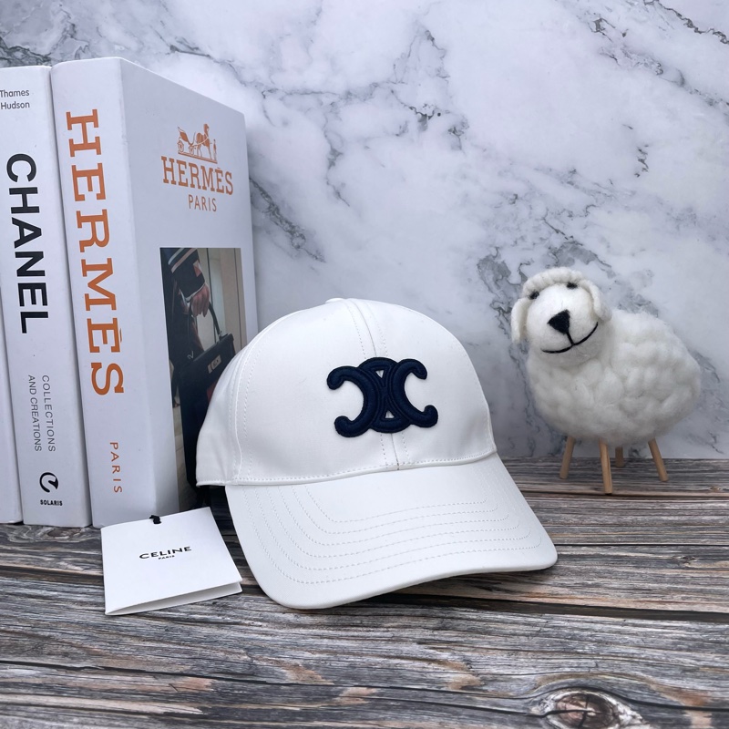 #CELINE  #凱旋門 經典刺繡大LOGO TRIOMPHE#棒球帽 / #鴨舌帽-0