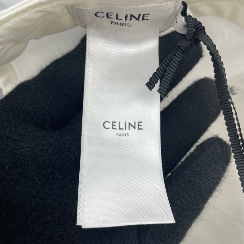 #CELINE  #凱旋門 經典刺繡大LOGO TRIOMPHE#棒球帽 / #鴨舌帽-6