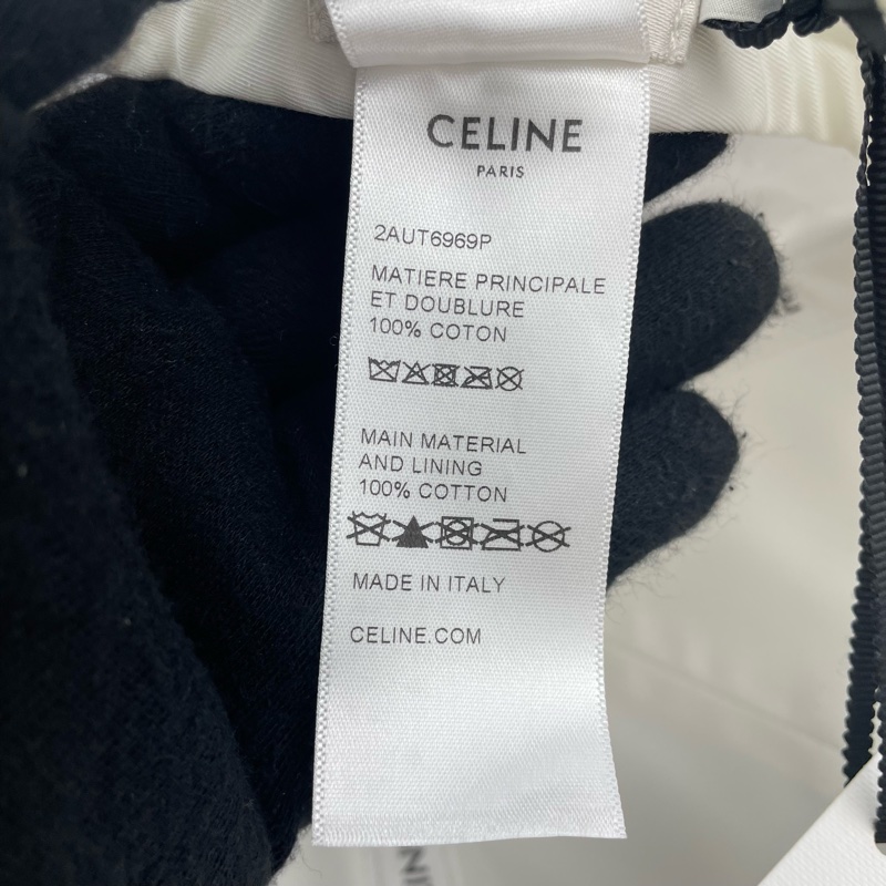 #CELINE  #凱旋門 經典刺繡大LOGO TRIOMPHE#棒球帽 / #鴨舌帽-8