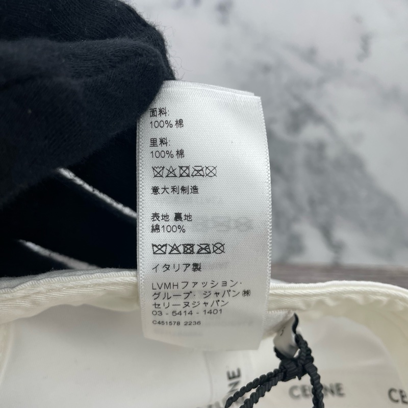 #CELINE  #凱旋門 經典刺繡大LOGO TRIOMPHE#棒球帽 / #鴨舌帽-9