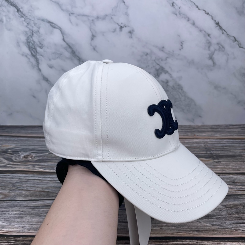 #CELINE  #凱旋門 經典刺繡大LOGO TRIOMPHE#棒球帽 / #鴨舌帽-12
