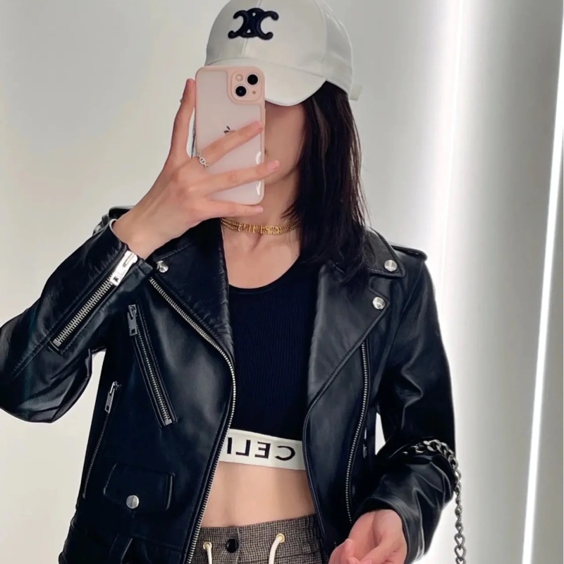 #CELINE  #凱旋門 經典刺繡大LOGO TRIOMPHE#棒球帽 / #鴨舌帽-3