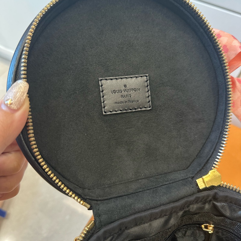 Louis vuitton Cannes m43986 發財桶 圓筒包 雙色老花 手提 側背 爆款-19