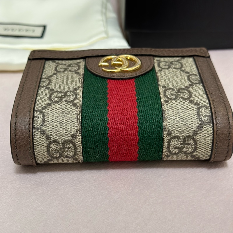 GUCCI OPHIDIA GG 經典短夾-3