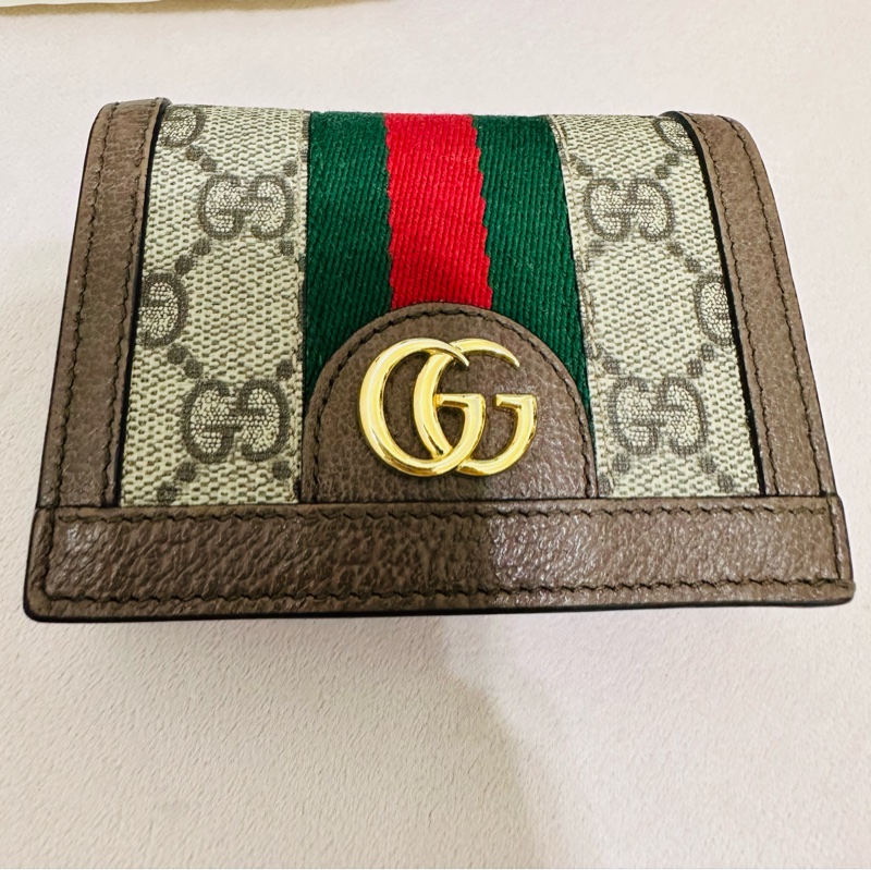 GUCCI OPHIDIA GG 經典短夾-6