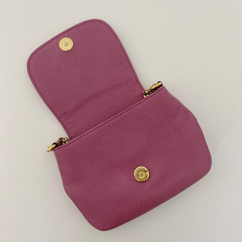 GUCCI 粉紫色鍊條包-8