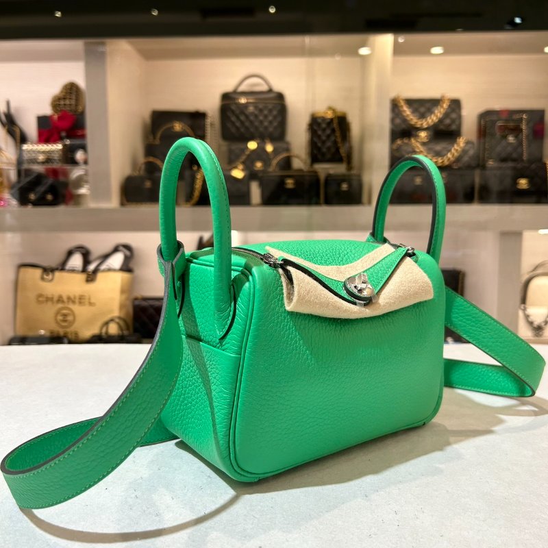 HERMES MINI LINDY / 竹子綠-2