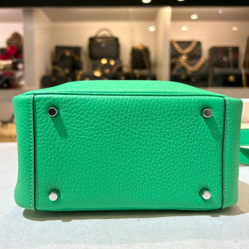 HERMES MINI LINDY / 竹子綠-5