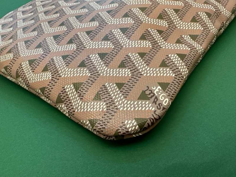 全新Goyard 日本專櫃購入 2023限定奶茶+綠松石 Poitiers手提/斜背(附背帶)包-2