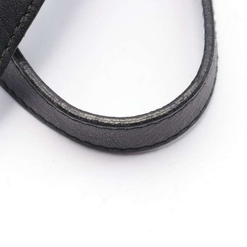 【日本直送】 中古GUCCI[B]GG帆布 手提包托特包 真皮 深灰色 黑色-6