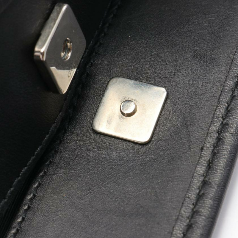 【日本直送】 中古GUCCI[B]GG帆布 手提包托特包 真皮 深灰色 黑色-8