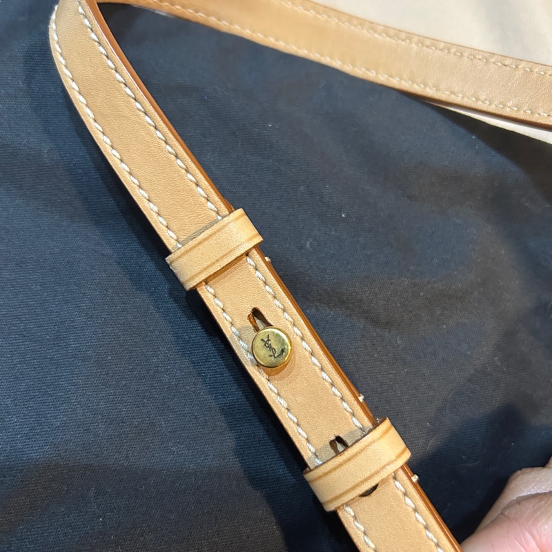 《近全新》YSL 聖羅蘭 mini Kaia 駝色 側背包-4