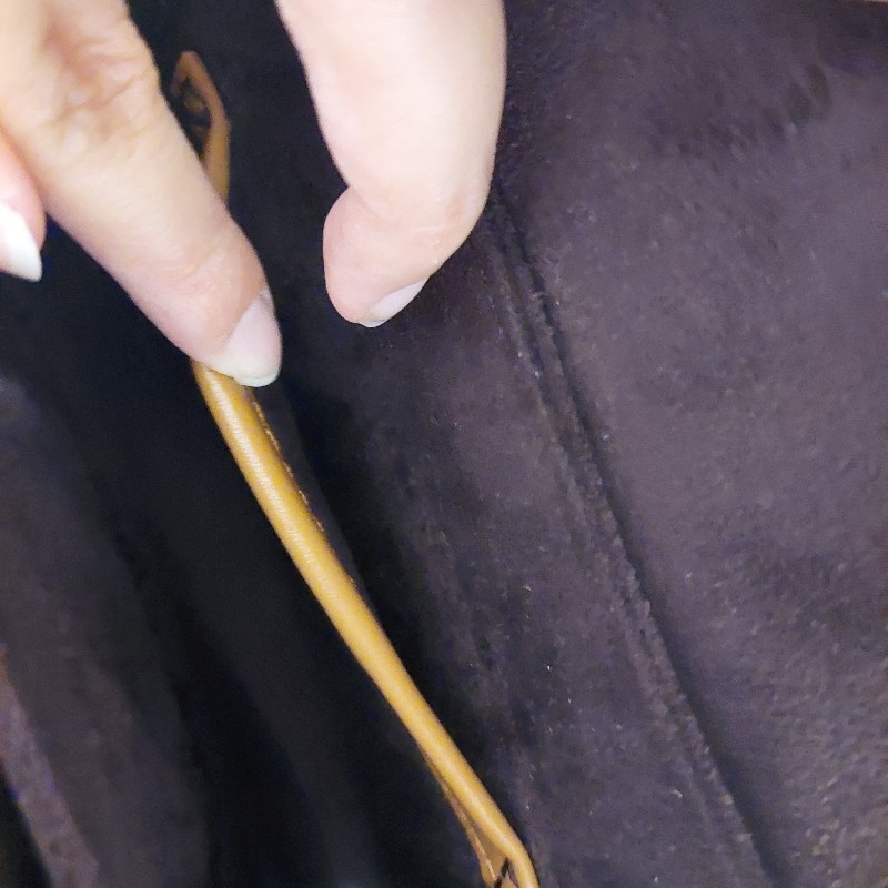 MK 郵差包 經典 老花 咖啡色 小號 斜背包 側背包-11