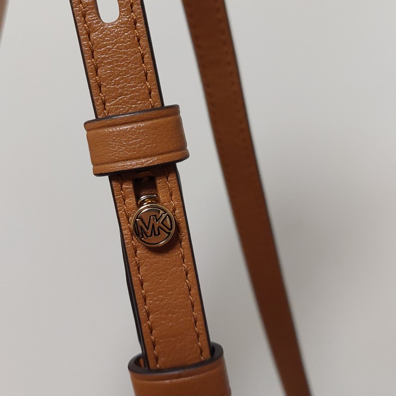 MK 郵差包 經典 老花 咖啡色 小號 斜背包 側背包-15