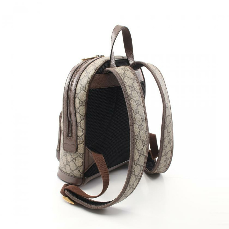 【日本直送】 中古GUCCI[A]Ophidia 雙G SUPREME 雙肩包PVC 真皮 米色 多彩色-1