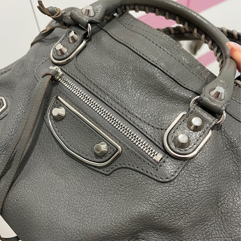 巴黎世家｜Balenciaga 經典款機車包始祖Classic City-Grey-6