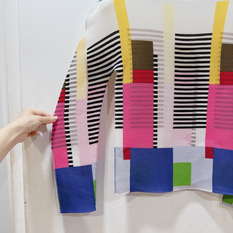 me ISSEY MIYAKE三宅一生皺褶上衣-1