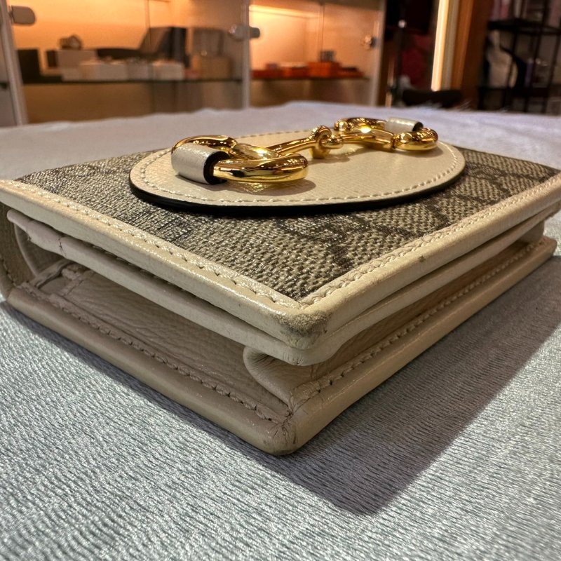 【舊愛新歡】Gucci 1955 horsebit 馬銜扣短夾-2