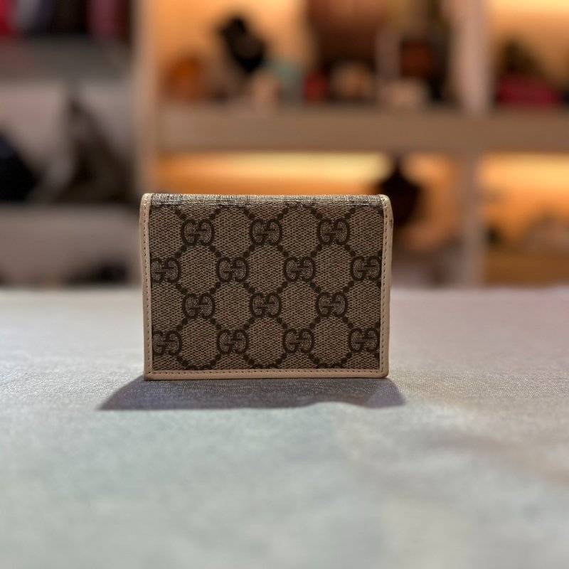 【舊愛新歡】Gucci 1955 horsebit 馬銜扣短夾-8