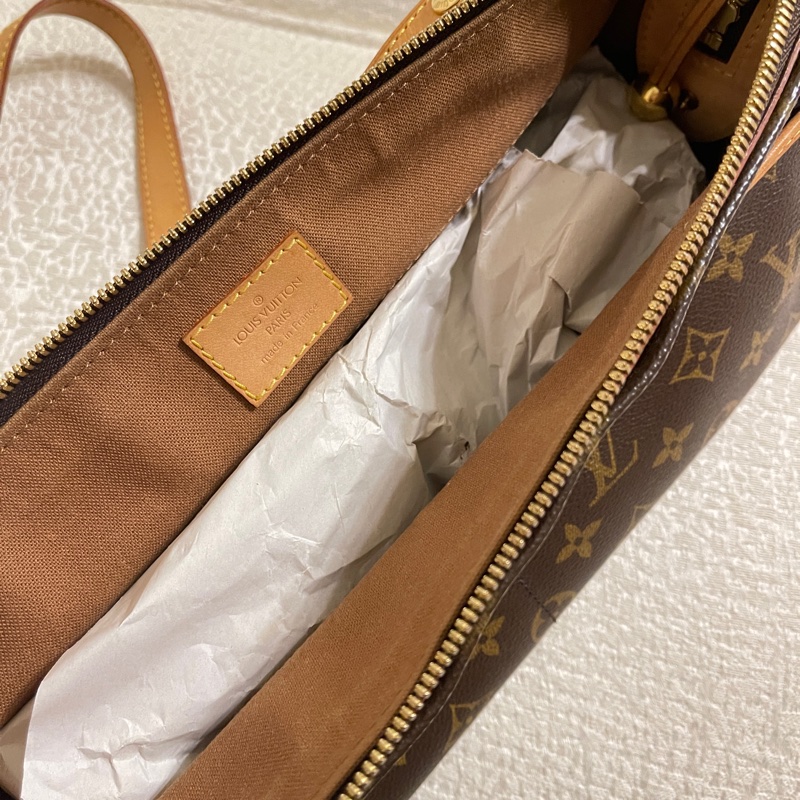 [vintage] LV 老花金球斜背包 側背包 三角型-3