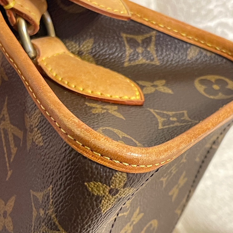 [vintage] LV 老花金球斜背包 側背包 三角型-10