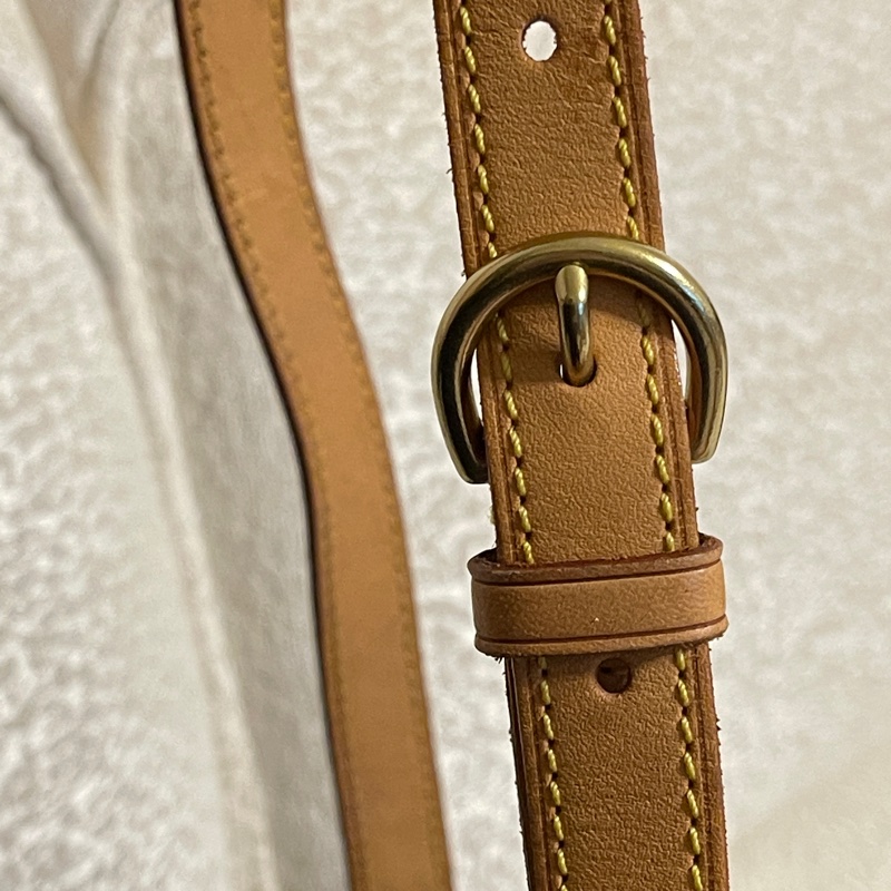 [vintage] LV 老花金球斜背包 側背包 三角型-12